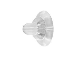 Sterling Silver Silicone Slider Disc Pack of 2