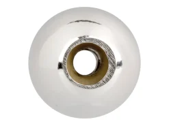 Sterling Silver Silicone Stopper Ellipse 8mm Bead