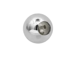 Sterling Silver Silicone Stopper Round 4mm Bead
