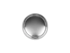 Sterling Silver Silicone Stopper Ellipse 7mm Bead