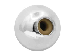 Sterling Silver Silicone Stopper Round 10mm Bead