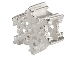 Sterling Silver Snowflake Charm Bead