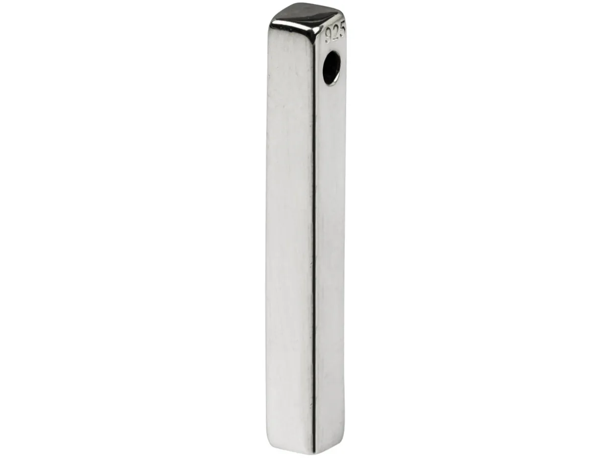 Sterling Silver Solid Rectangular Bar 30x4mm Stamping Blank