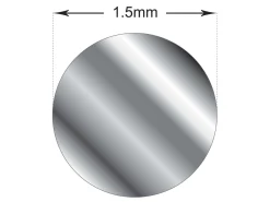 Sterling Silver Sparkle Wire 1.5mm Half Hard