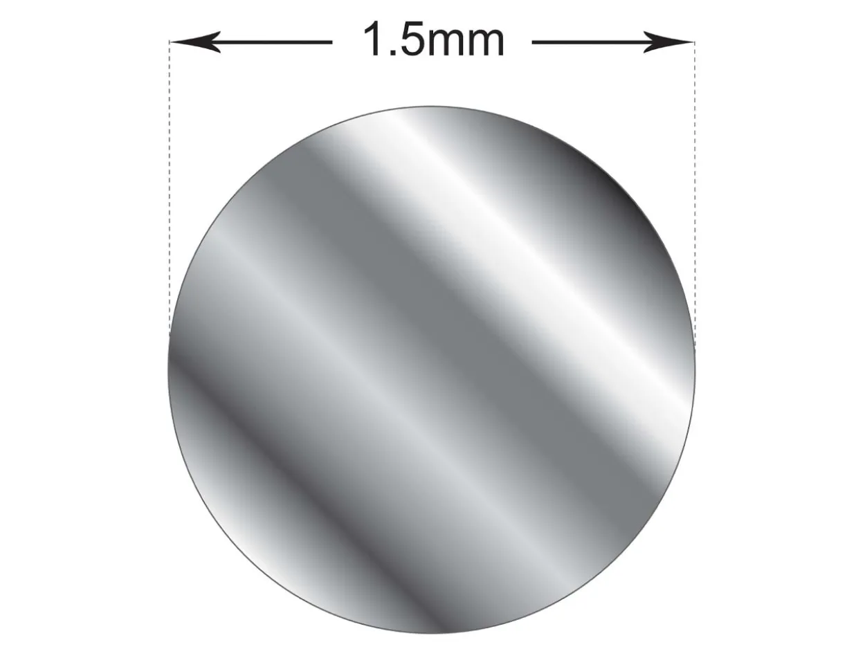 Sterling Silver Sparkle Wire 1.5mm Half Hard