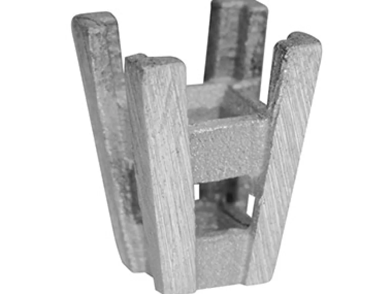 Sterling Silver Square 4 Claw 3.5mm Setting