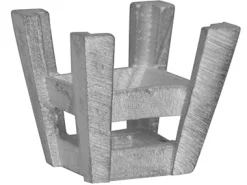 Sterling Silver Square 4 Claw 4.5mm Setting