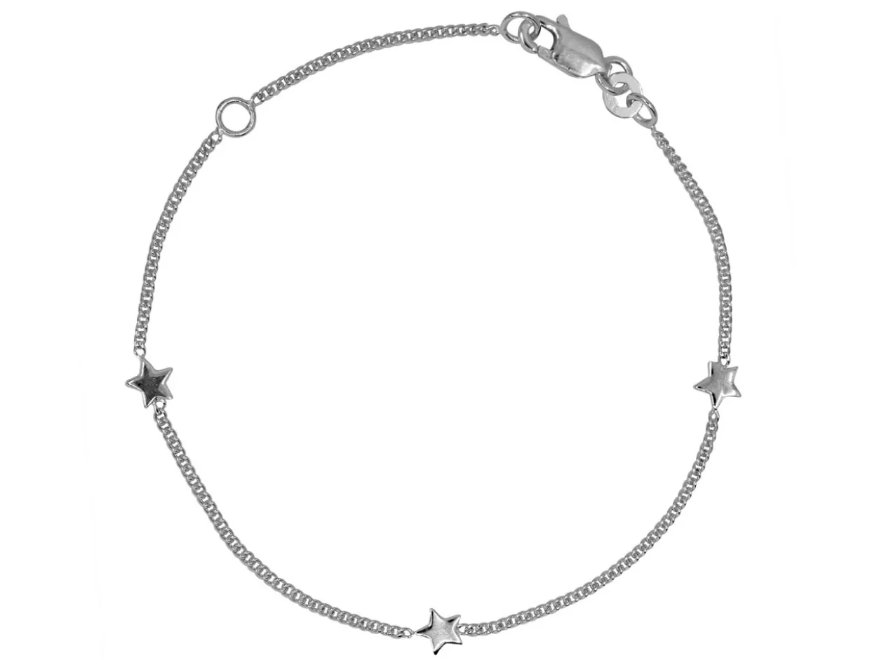 Sterling Silver Star Design Bracelet