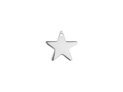 Sterling Silver Star 10mm Stamping Blank Pack of 5