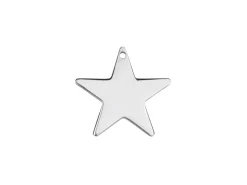 Sterling Silver Star 15mm Stamping Blank Pack of 3