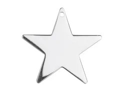 Sterling Silver Star 25mm Stamping Blank