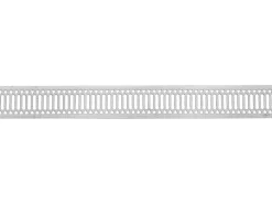 Sterling Silver Stencil Ribbon Gallery Strip 8.4mm
