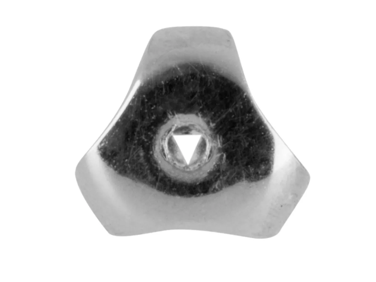 Sterling Silver Support Scroll Triangular Pack of 20