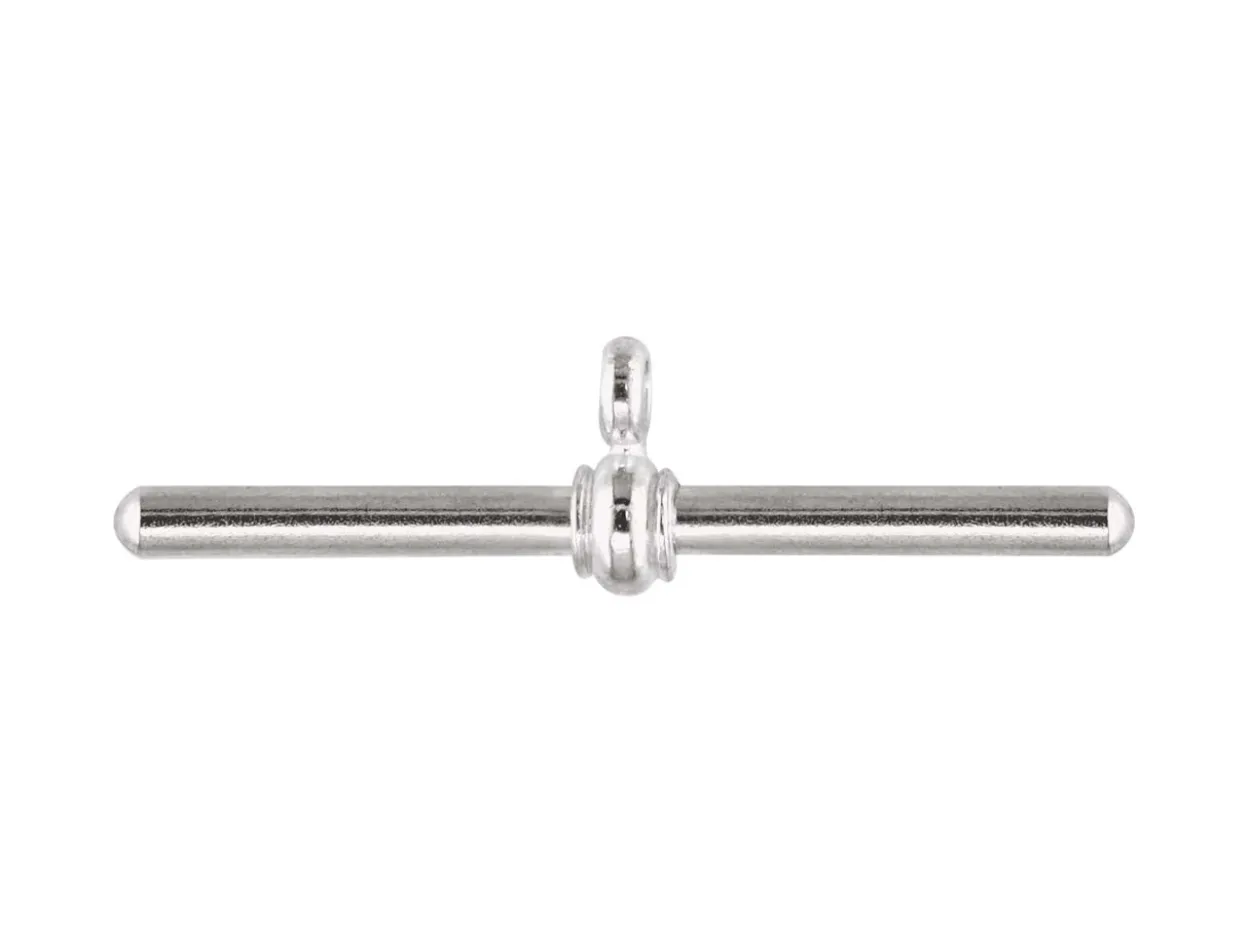 Sterling Silver T-bar 24mm X 2mm