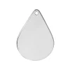 Sterling Silver Teardrop 15x21mm Stamping Blank Pack of 3
