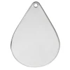 Sterling Silver Teardrop 20x28mm Stamping Blank Pack of 3