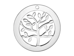 Sterling Silver Tree Of Life Washer 32mm Stamping Blank