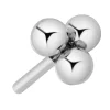 Sterling Silver Trinity Ball Labret Tube 4.5mm