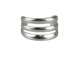 Sterling Silver Triple Row Cuff Earring Sold Individually