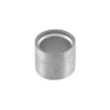 Sterling Silver Tube Setting 4.6mm Semi Finished Cast Collet, 100% Recycled Silver