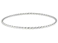 Sterling Silver Twisted Bangle