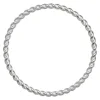 Sterling Silver Twisted Ring 0.9mm Size N1/2