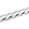 Sterling Silver Twist Round 10x1.5mm Tube Beads Pack of 25 0.8mm Hole Diameter