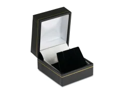 Sterling Silver Valentine's Day Round Cut Out Hearts Stud Earrings, With Display Box