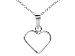 Sterling Silver Valentine's Day Heart Design Earrings And Pendant Jewellery Gift Set