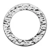 Sterling Silver Washer Hammered Blank 25mm