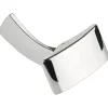 Sterling Silver Whale Tail Cufflink Rectangle