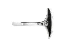 Sterling Silver Whale Tail Cufflink Rectangle