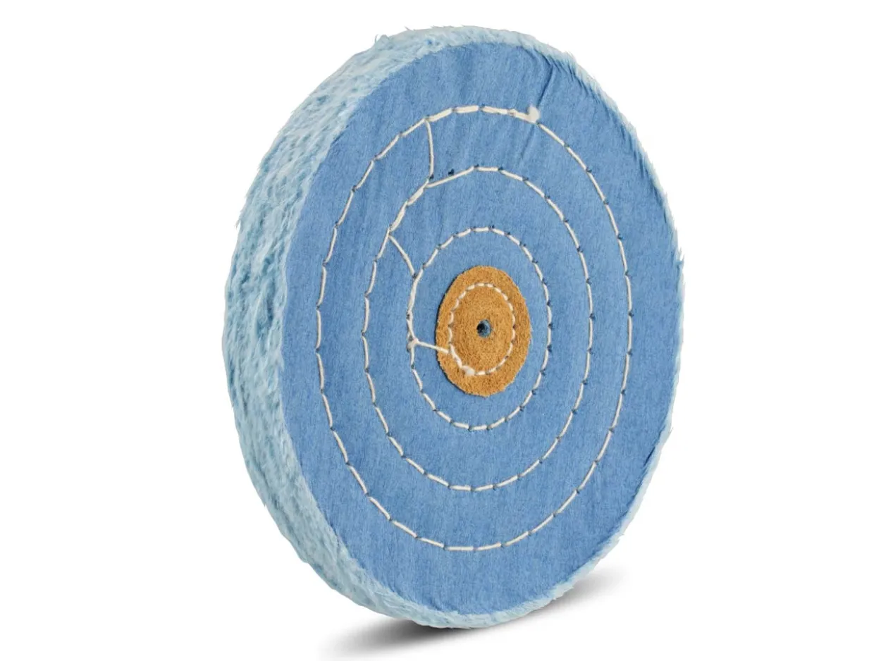 Stitched Cotton Mop, Blue, 152mm X 50 Ply