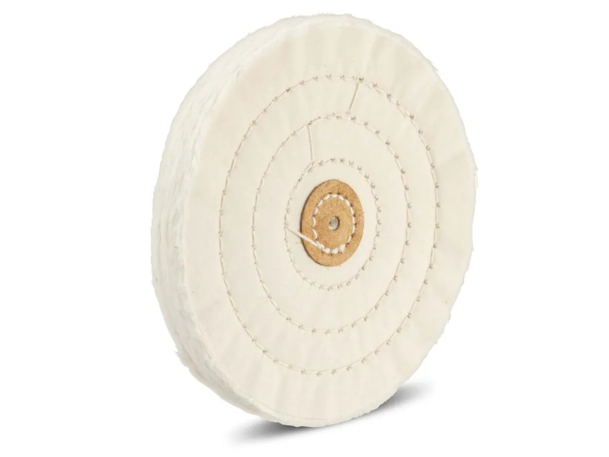 Stitched Cotton Mop, White, 152mm X 50 Ply