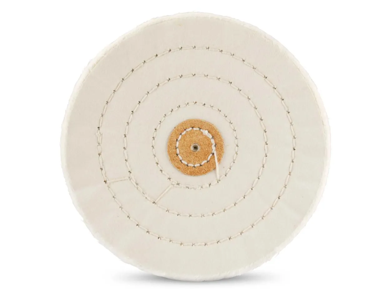 Stitched Cotton Mop, White, 152mm X 50 Ply