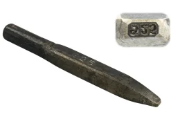 Straight Sunk Punch .925 Silver Marking Stamp