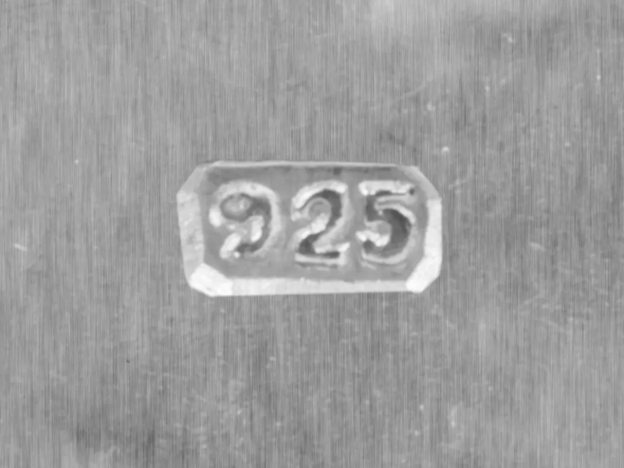 Straight Sunk Punch .925 Silver Marking Stamp