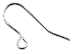Surgical Steel Ear Wire 1.5mm Length,0.8mm Heavyweight, Pack of 10