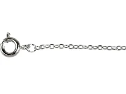 Surgical Steel 1.6mm Oval Trace Chain 18"/45cm Unhallmarked