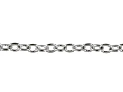 Surgical Steel 1.6mm Oval Trace Chain 18"/45cm Unhallmarked