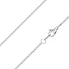 Surgical Steel 1.2mm Round Curb Chain 18"/45cm Unhallmarked
