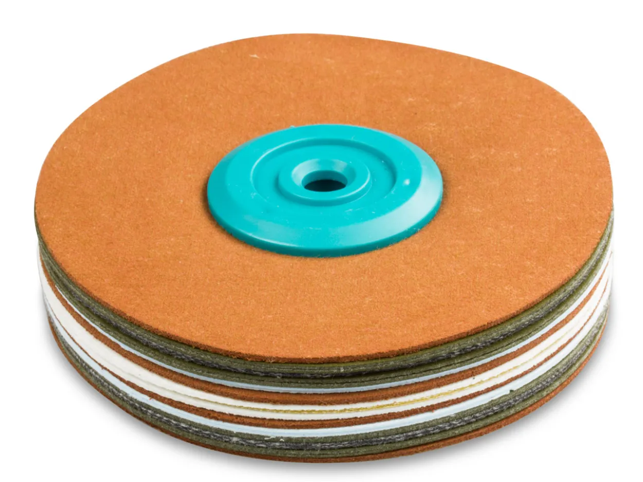 Synthetic Suede Polishing Mop, Hard, Medium 100mm X 18mm