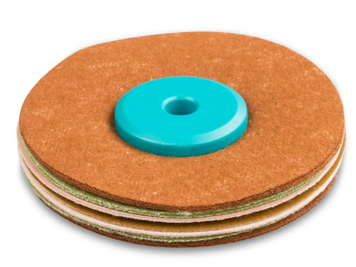 Synthetic Suede Polishing Mop, Hard, Small 55mm X 8mm