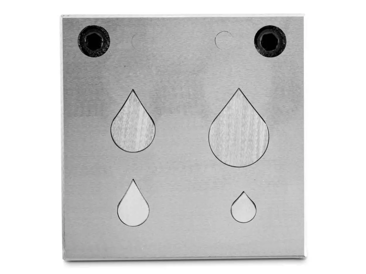 Tear Drop Disc Cutter Set Of 4 From 10mm To 25mm