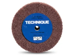 Technique™ Satin Finish Wheel, Aluminium Oxide, Fine, 100mm X 25mm