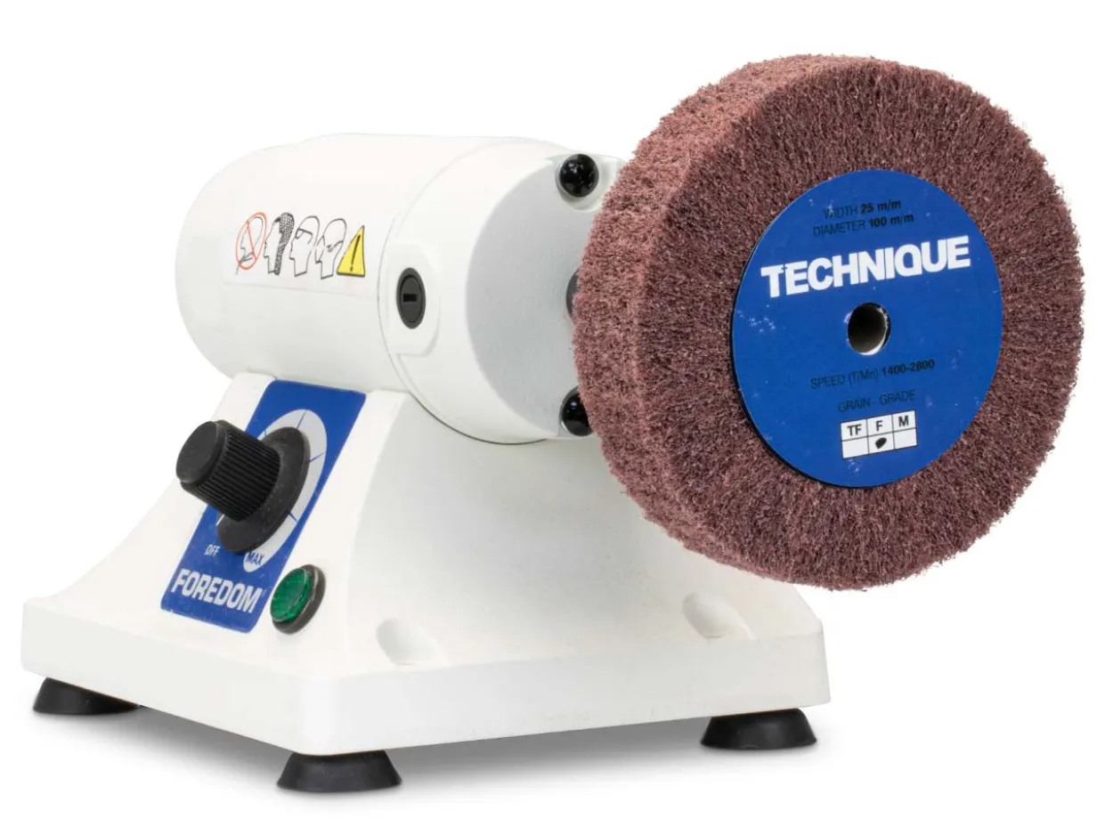Technique™ Satin Finish Wheel, Aluminium Oxide, Fine, 100mm X 25mm