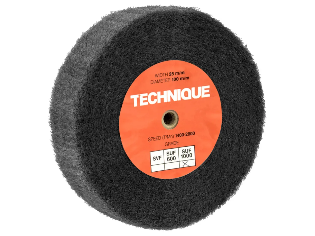 Technique™ Satin Finish Wheel, Silicon Carbide, Very Fine, 100mm X 25mm