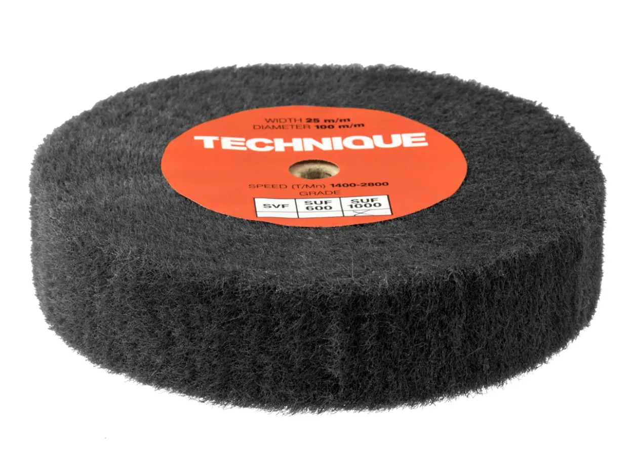 Technique™ Satin Finish Wheel, Silicon Carbide, Very Fine, 100mm X 25mm