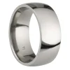 Titanium Court Polished Wedding Ring 8.0mm, Size X, 2.0mm Wall