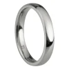 Titanium Court Polished Wedding Ring 3.0mm, Size N, 1.6mm Wall